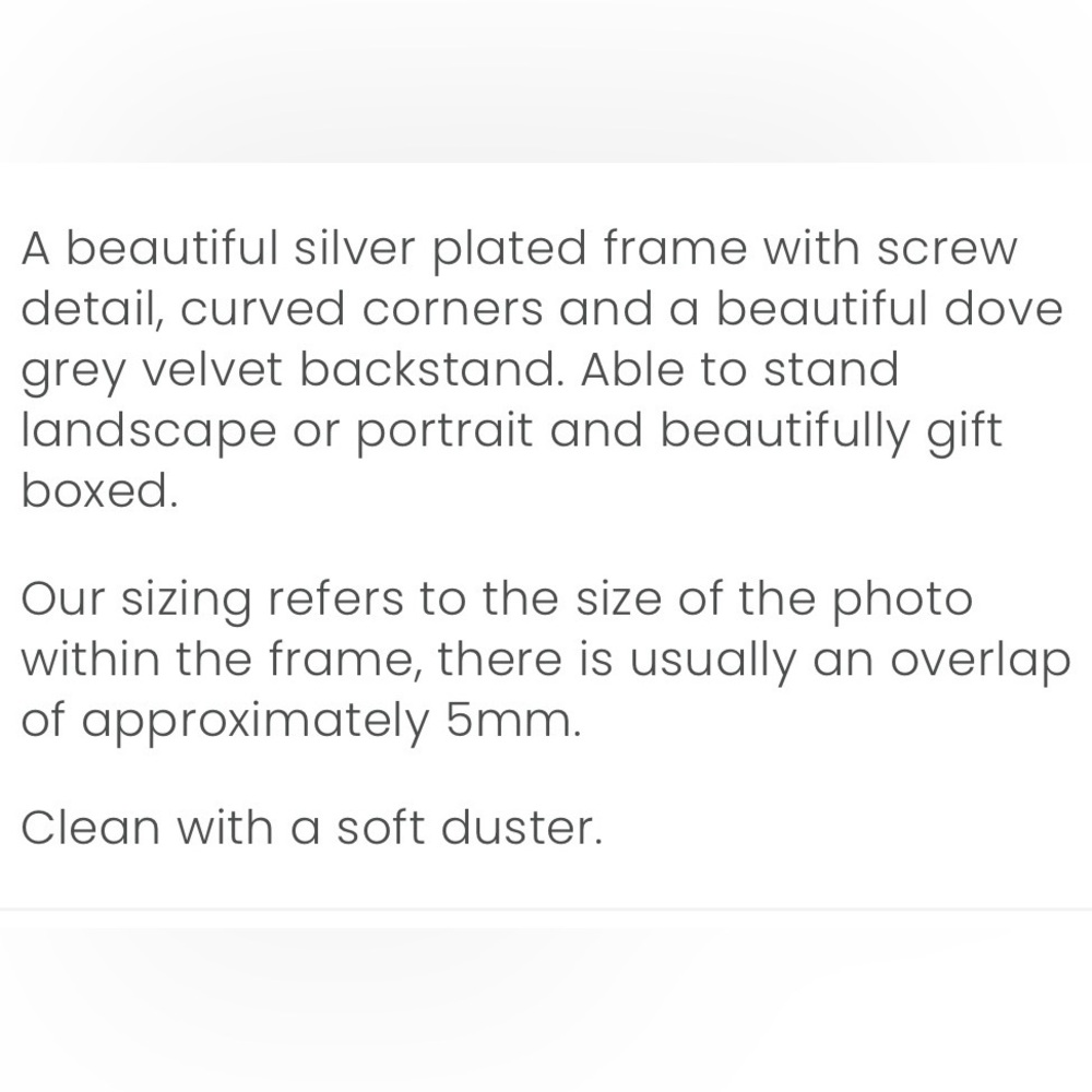 ADDISON ROSS LONDON➕NWOT Silver Locket Frame - Picture 6 of 6